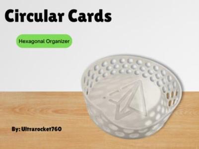 Circular Cards Hexagonal Organizer V1
