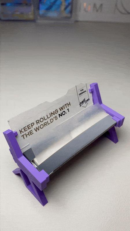 Rizla Short Paper Rolling Tray – Modern Bench Design