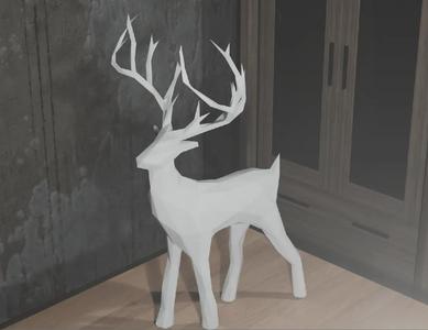 Deer low Polly