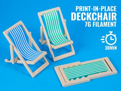 Mini Print-in-Place Deck Chair