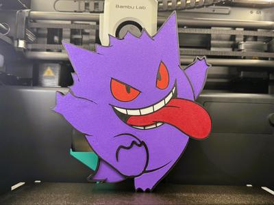 Gengar Wall Art (NO AMS-Multipart)