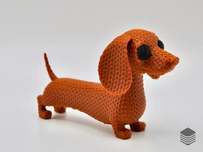 Knitted Dachshund