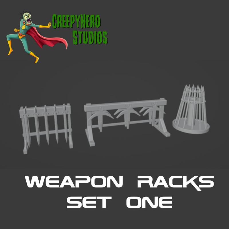 Mediaeval Weapon Rack Set One