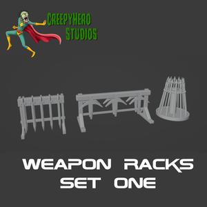Mediaeval Weapon Rack Set One