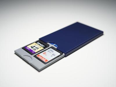 SD Card Holder for 4 SD Cards