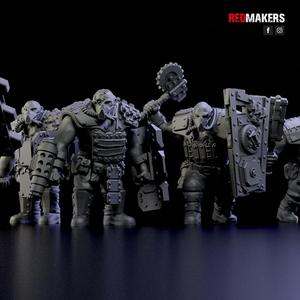 Squad of Abhuman Giants in heavy armor – Imperial Force