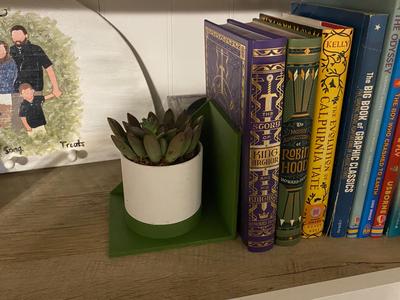 Succulent Planter Bookend – Square Corcelain Cups