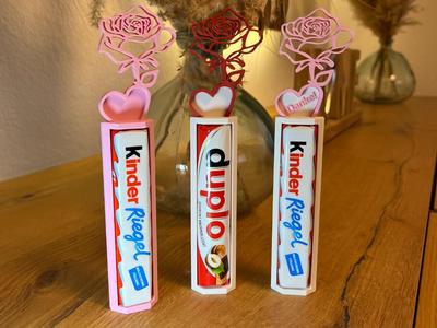 Roses Meet Chocolate for Duplo & Kinder Surprise Bars