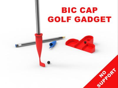 Bic Cap Golf Gadget / Toy / Fidget
