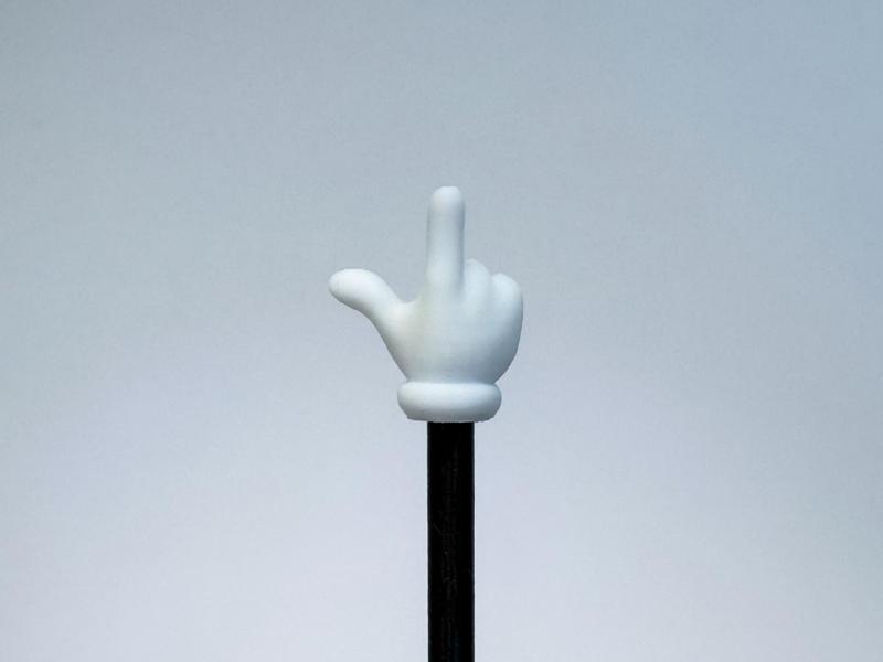 Cartoon Hand Pointer Stick - L-Finger 