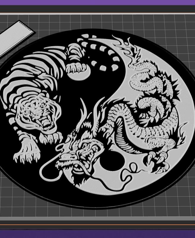 Tiger and Dragon Yin Yang 1