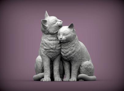 Cats in love