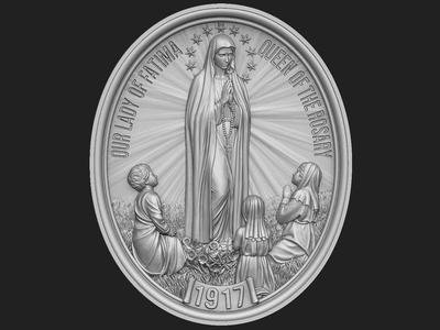Our Lady of Fatima Medallion no 2