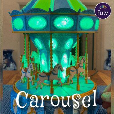 Carousel Lamp with Mechanical Movement