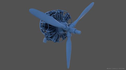 PW R1830 Radial Engine – Personal license – 1-6 scale