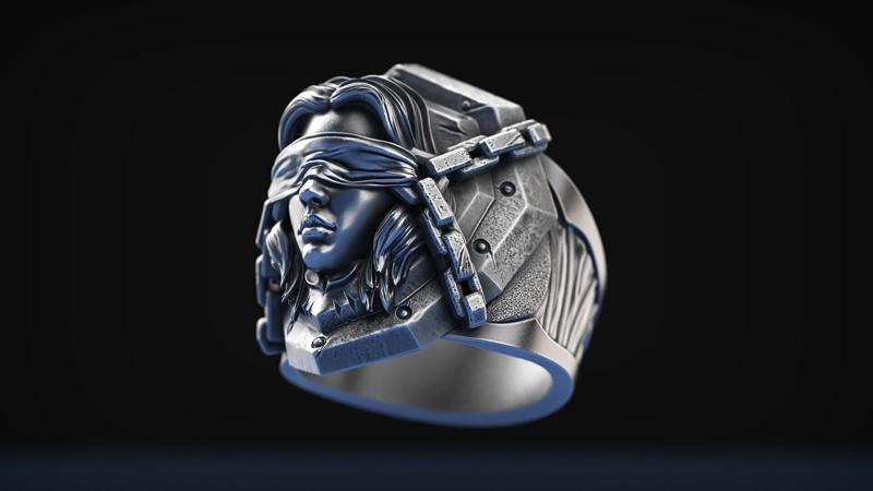 Absolution Regalia ring wow fun STL 3d model for 3d printing