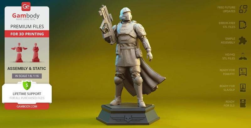 Helldiver STL files for 3D Printing | Assembly Model