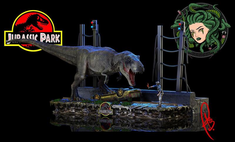 JURASSIC PARK T-REX SCENE