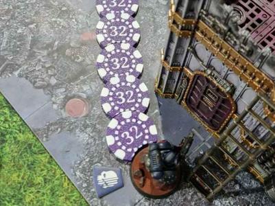 Poker Chip style movement tokens for Kill Team