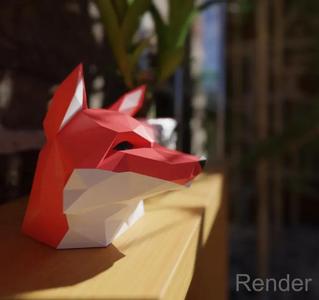 Fox head – For single color printers