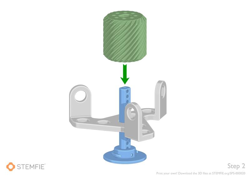 STEMFIE Triple Helix Gear Spinner