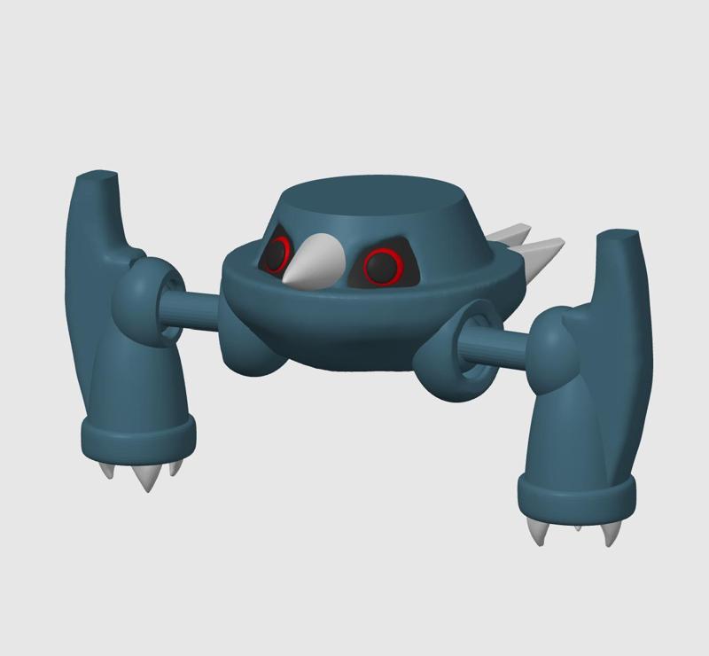 Articulated Metang Pokemon (3mf included)