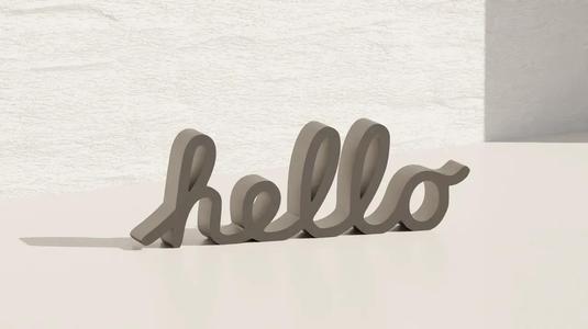 Apple Hello – Decoration