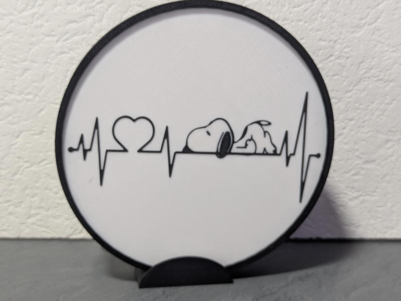 Snoopy Insert for Ring Light