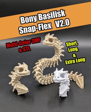 Bony Basilisk – Revamped, Snap-Flex 2.0 Fidget Toy