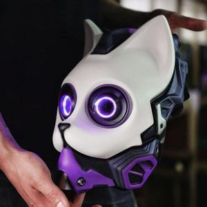 Neo Neko – cosplay cat mask- digital stl file for 3D-printing