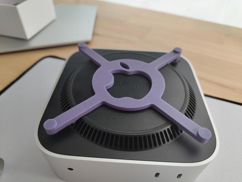 Base for Mac Mini M4 power on top press