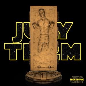 Han Solo On Carbonite Sculpture  – Tested and Ready for 3D