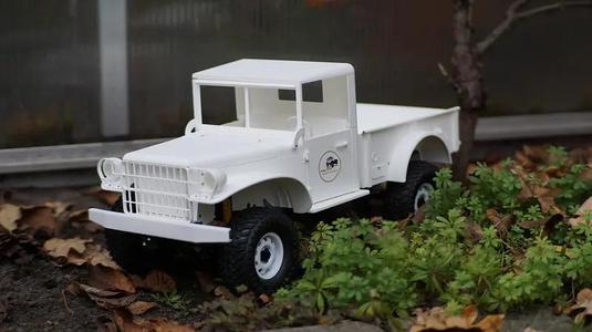 LIKE DODGE M37 1/4 TON TRUCK – BODY FOR RC4WD TF2 LWB 313MM CHASSIS