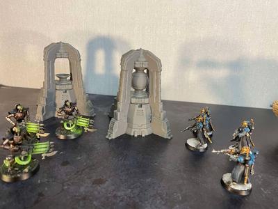 Wargame terrain Armored Plasma Generator
