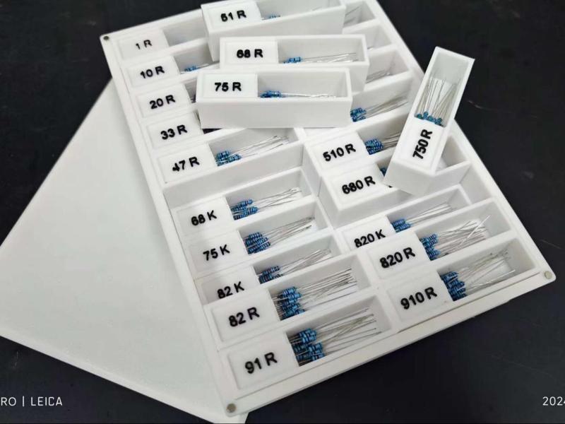 Color Ring Resistor Storage Box