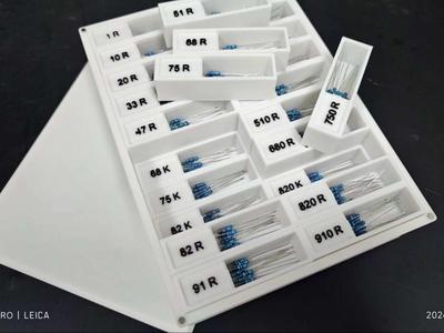 Color Ring Resistor Storage Box