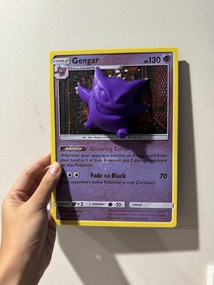 Oversized Gengar Pokemon Card – Hueforge Hybrid