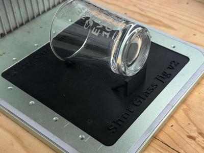 Shot Glass Jig for xTool F1 Laser Engraver