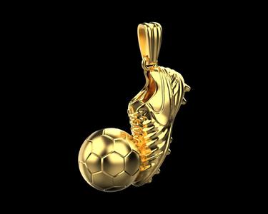 Football Boot and Ball Pendant N76