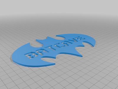 Batcave door/wall plaque