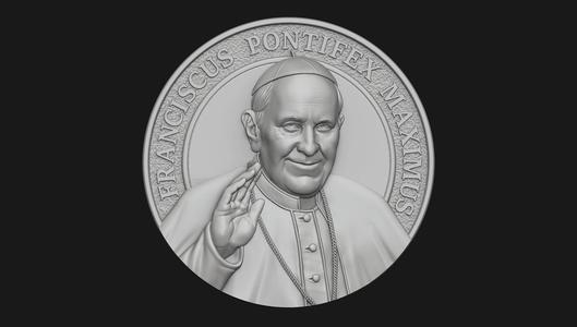 Pope Francis Medallion 2