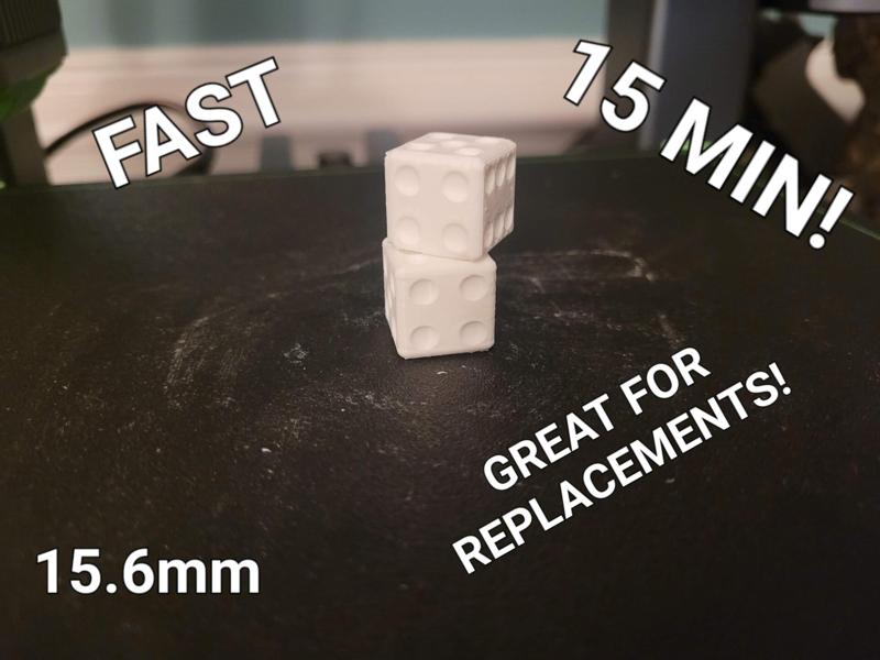 15.6mm Dice