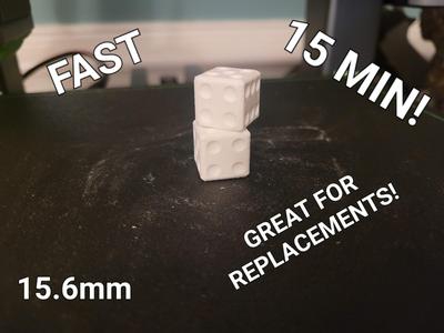 15.6mm Dice