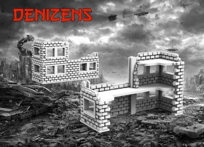 Denizens 8mm Pocket Wargame Large Building No1 – Wargames