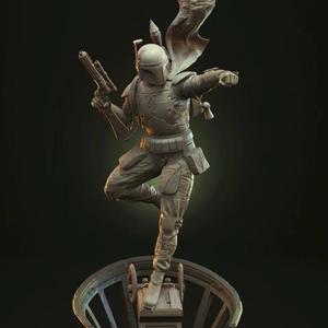 Boba Fett 1983 STL files for 3D Printing | Assembly Model