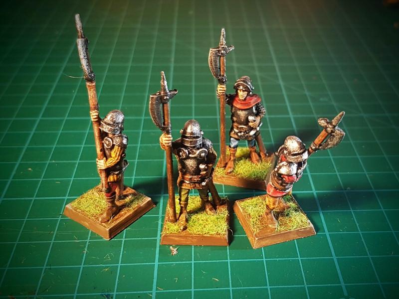 Halberdiers! 28mm, no supports