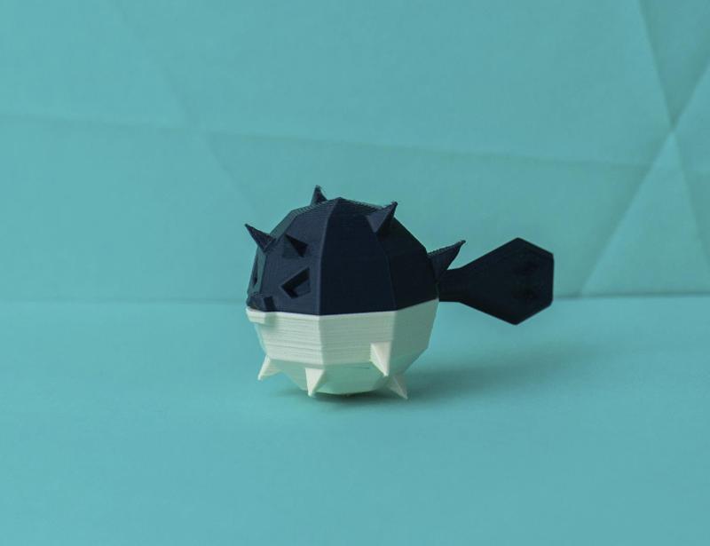 Qwilfish Low Poly