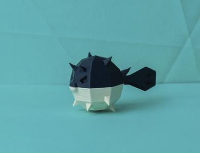 Qwilfish Low Poly