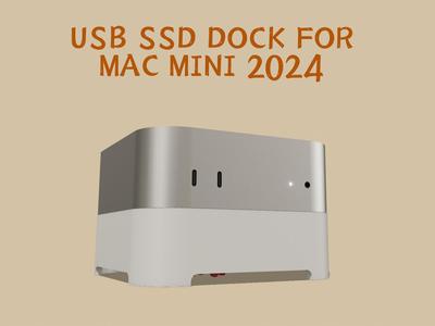 USB SSD Dock for Mac Mini m4 2024