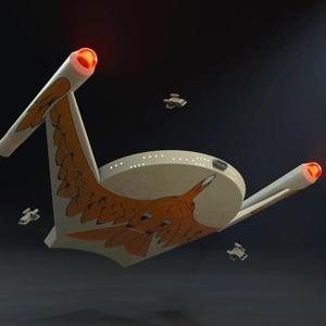 Romulan Bird-of-Prey 3D Printing Model | Assembly